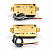 Kit 2 Captadores Humbucker Alnico V Para Guitarra Braço 7.2K Ponte 16K Preto - Imagem 3