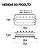 Kit 2 Captadores Humbucker Alnico V Para Guitarra Braço 7.2K Ponte 16K Branco - Imagem 2