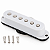 Captador Single Coil Alnico V Para Guitarra Stratocaster Braço Branco 6K Vintage - Imagem 1