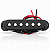 Captador Single Coil para Guitarra Stratocaster Meio Alnico V 6.0K RWRP 52mm Preto - Imagem 1