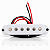 Captador Single Coil para Guitarra Stratocaster Meio Alnico V 6.0K RWRP 52mm Branco - Imagem 1
