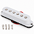 Captador Single Coil para Guitarra Stratocaster Meio Alnico V 6.0K RWRP 52mm Branco - Imagem 3