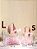 Bolsa Transparente com Flores P cor bege - Imagem 2
