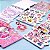 Caderno de Adesivos Turma Sanrio/Kuromi Hello Kitty My Melody Bloco de notas Fofa Kawaii - Imagem 4