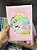 Caderno capa em pelúcia Unicórnio kawaii premium 96 - Imagem 1