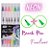 Caneta Brush + fineliner 6 cores NEON - LYKE - Imagem 1