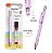 lapiseira 2.0MM COM 6 GRAFITES - BLISTER C/ 1UN (ROSA PASTEL) - BRW - Imagem 1