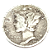 Moeda 10 Centavos (one Dime) EUA 1944 - Imagem 2