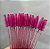 50 Escovinhas para Cílios e Sobrancelhas descartáveis, azul, rosa, preto e branco - Imagem 1