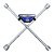 CHAVE DE RODA TIPO CRUZ 17" 17X19X21X23MM BREMEN 8276 - Imagem 1