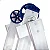 ESCADA EXTENSIVA ALUMINIO 3 EM 1 - 2X8 MOR 005204 - Imagem 7