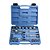 SOQUETES ESTRIADO MM KIT  C/ 22PCS ENCAIXE 1/2 8 A 32 MM CROMO VANADIUM BREMEN 1429 - Imagem 1