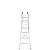 ESCADA EXTENSIVA ALUMINIO 3 EM 1 - 2X6 MOR 005202 - Imagem 3