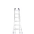 ESCADA EXTENSIVA ALUMINIO 3 EM 1 - 2X6 MOR 005202 - Imagem 6