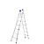ESCADA EXTENSIVA ALUMINIO 3 EM 1 - 2X7 MOR 005203 - Imagem 4