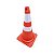 CONE FLEXIVEL LARANJA - 75CM - REFLETIVO PLASTCOR 700.88110 - Imagem 1