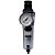 FILTRO REGULADOR DE AR 1/4" BSP BREMEN 0133 - Imagem 1