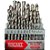 BROCA ACO RAPIDO JOGO COMUM 1/16 A 1/2 29PCS MARCA ROCAST - Imagem 1