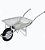 CARRO DE MÃO GALVANIZADO 60L MARCA METALOSA - Imagem 1