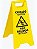 CAVALETE INFORMATIVO 27cm X 65cm  PISO MOLHADO MARCA RAYATEC - Imagem 1