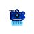 Conjunto Cata Caca Osso Azul HomePet Único - Imagem 1