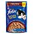 Ração Úmida Félix Gatos Adultos Fantastic Tiritas Peru 85 g - Imagem 1