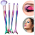 Kit de Pincéis Sereia Maquiagem Make up - Cores Sortidas - Imagem 2