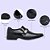 Sapato Preto Masculino De Couro Legítimo Social Schiareli 1502 - Imagem 2