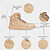 Bota Coturno Masculino Militar Tática Couro Schiareli 956 - Imagem 2
