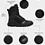 Coturno Bota Masculino Militar Tática Couro Policial Schiareli 974 - Imagem 2