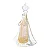Imagem Nossa Senhora Aparecida 25cm Cristal Murano Transparente Ouro - Imagem 2