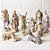 Presépio Resina Porcelana 20cm - 11 Peças - Imagem 1