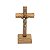 Crucifixo Madeira Mesa 9cm Com São Bento - Imagem 1