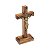 Crucifixo Madeira Mesa E Parede 12cm Com São Bento - Imagem 3