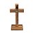 Crucifixo Madeira Mesa E Parede 12cm Com São Bento - Imagem 2
