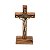 Crucifixo Madeira Mesa E Parede 12cm Com São Bento - Imagem 1
