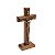 Crucifixo Madeira Mesa E Parede 17cm Com São Bento - Imagem 2