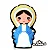 Almofada Naninha Nossa Senhora das Gracas - Imagem 1