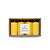Vela Decorativa amarelo 4 uni 6cm Decoração - Imagem 1