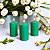 Vela Decorativa verde 4 uni 6cm Decoração - Imagem 3