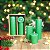 Trio de Velas Cilíndricas Verde  5cm, 10cm E 15cm Decoração Festas - Imagem 5