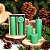 Trio de Velas Cilíndricas Verde  5cm, 10cm E 15cm Decoração Festas - Imagem 6