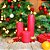 Trio de Velas Cilíndricas Vermelha  5cm, 10cm E 15cm Decoração Festas - Imagem 4