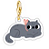 Charm gatinho de laço - Imagem 1