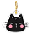 Charm gatinho preto - Imagem 1