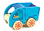 Carrinho de Madeira Coleção Carrinhos modelo 04 Caçamba Newart - Imagem 1