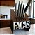 Organizador De Facas Em MDF - Porta Facas FAQUEIRO Com Várias Divisórias - Perfeito Para Cozinha E Rancho! - Imagem 3