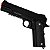 AIRSOFT PISTOLA ROSSI VG 1911-V13 BK METAL SPRING 6MM 7L9 - Imagem 3