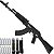 Rifle Airgun Kalashnikov Full Metal AK101 4,5mm C02 e Esferas - Imagem 1