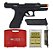 Pistola Airsoft A Gás Qgk R17 Gbb Blowback Glock Com Recuo - Imagem 1